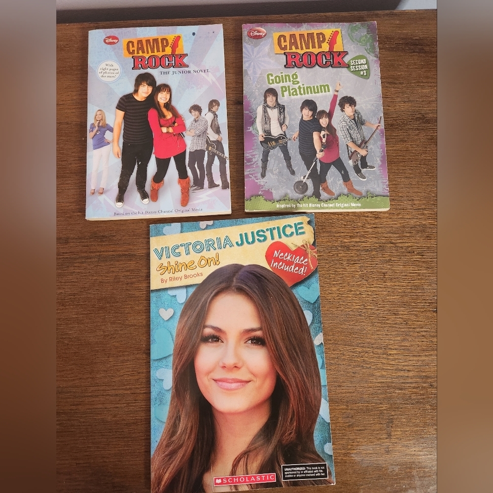 Victoria Justice & Camp Rock Book Bundle All First Editions  Paperback